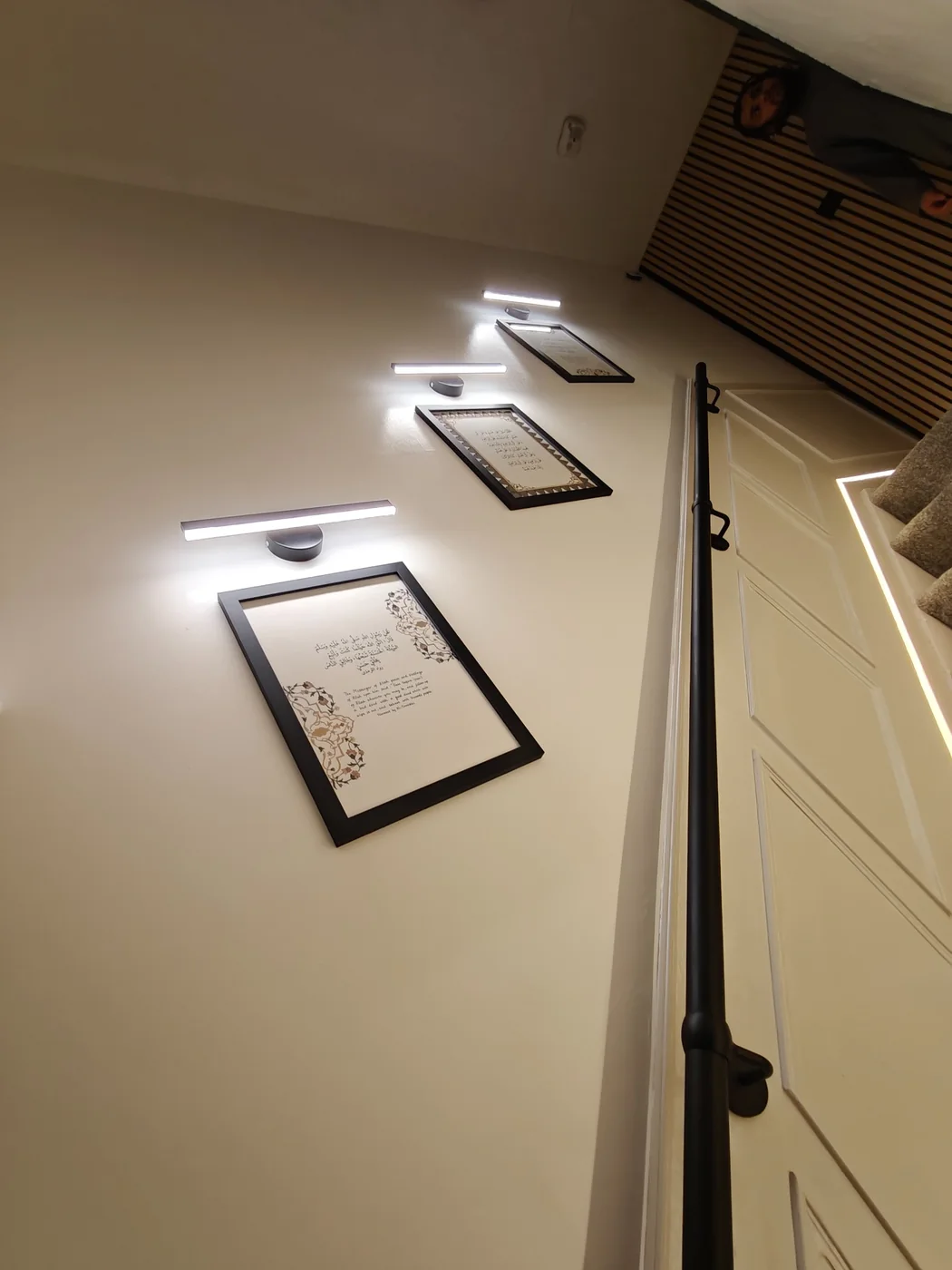 Staircase & Picture Lighting by Pandor Electrical in Leicester