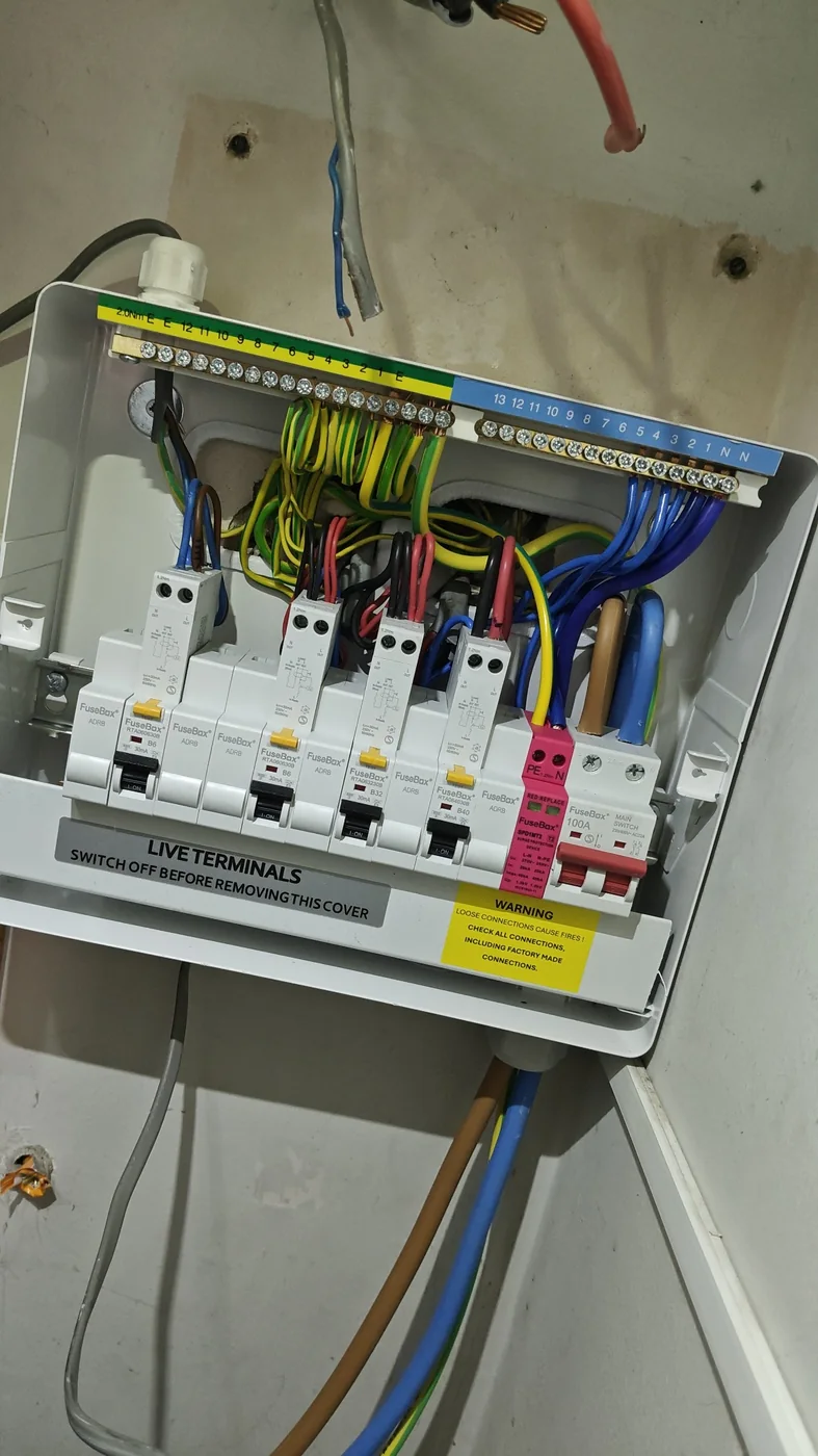 Consumer Unit Installation by Pandor Electrical in Leicester
